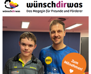 wünschdirwas unterstützt schwer erkrankte Kinder und Jugendliche